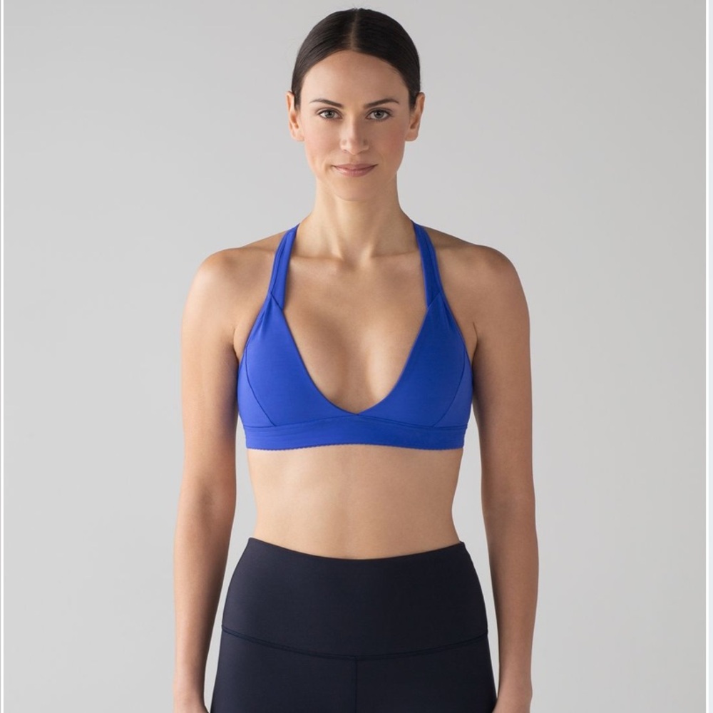 GUC Lululemon All Day Breeze Bra Blazer Blue Size 4
